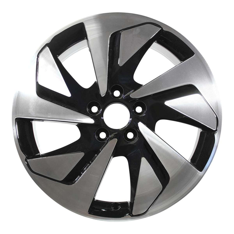 2015 honda cr v wheel 18 machined gloss black aluminum 5 lug w64070mb 1