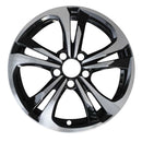 2016 honda civic wheel 17 machined charcoal aluminum 5 lug w64102mc 1