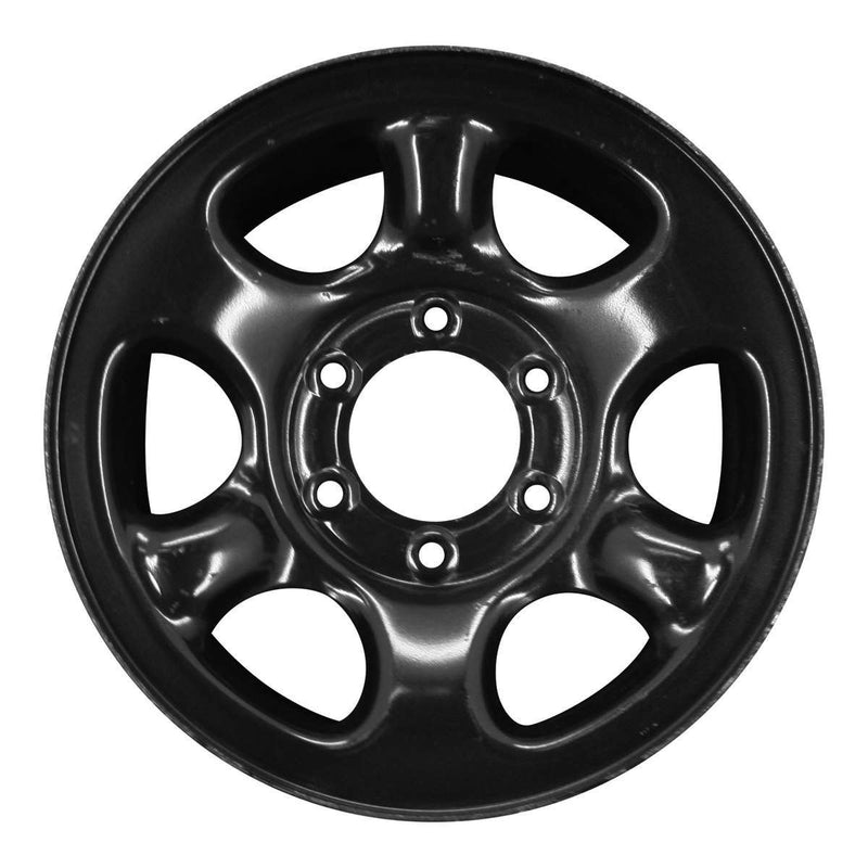 1998 isuzu amigo wheel 15 black steel 6 lug w64224b 1