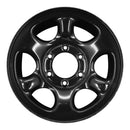 1999 isuzu amigo wheel 15 black steel 6 lug w64224b 2