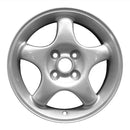 1995 mazda miata wheel 15 silver aluminum 4 lug w64795s 1