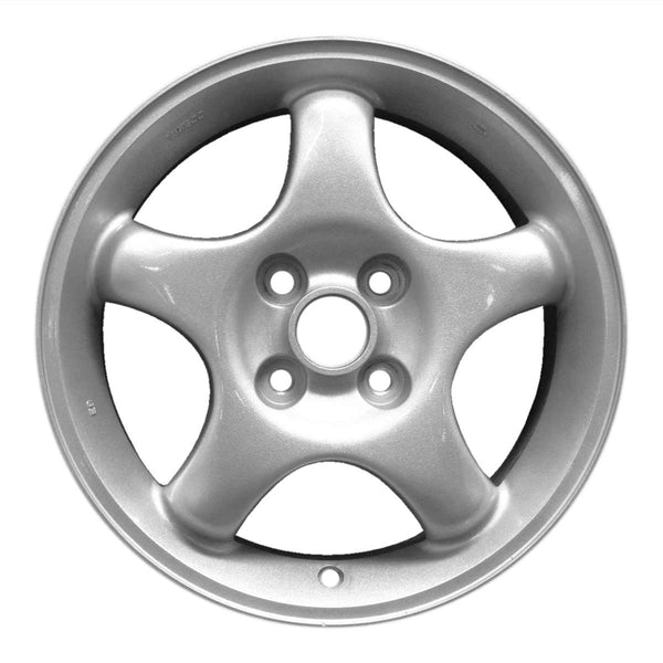 1995 mazda miata wheel 15 silver aluminum 4 lug w64795s 1