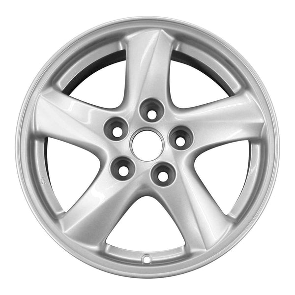 2002 mazda mpv wheel 16 silver aluminum 5 lug w64848s 1