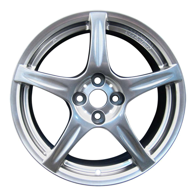 2004 mazda miata wheel 17 hyper aluminum 4 lug w64866h 1