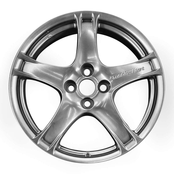 2005 mazda miata wheel 17 hyper aluminum 4 lug w64878h 1