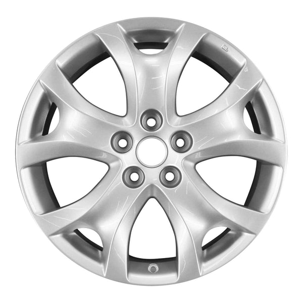 2015 mazda cx9 wheel 18 silver aluminum 5 lug w64944s 5