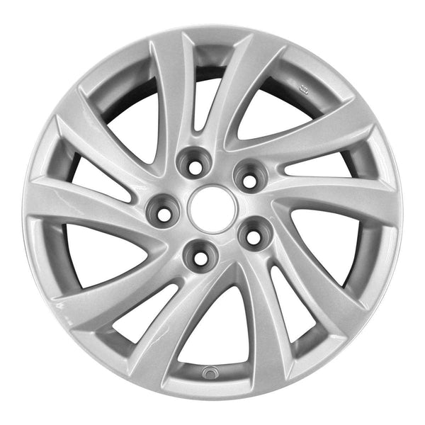 2012 mazda 3 wheel 16 silver aluminum 5 lug w64946s 1