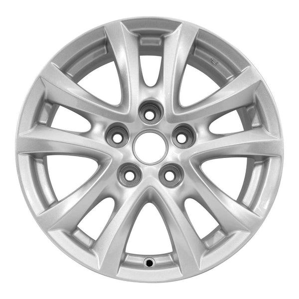 2016 mazda 3 wheel 16 silver aluminum 5 lug w64961s 3