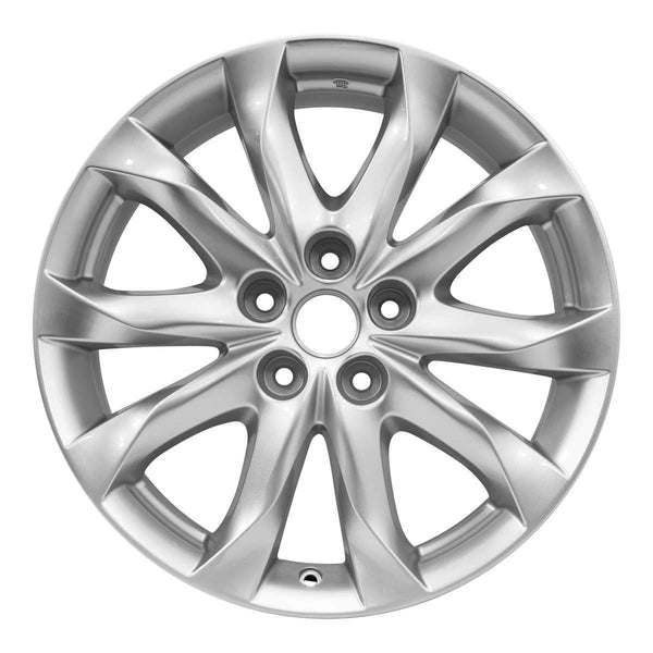 2015 mazda 3 wheel 18 silver aluminum 5 lug w64962s 2
