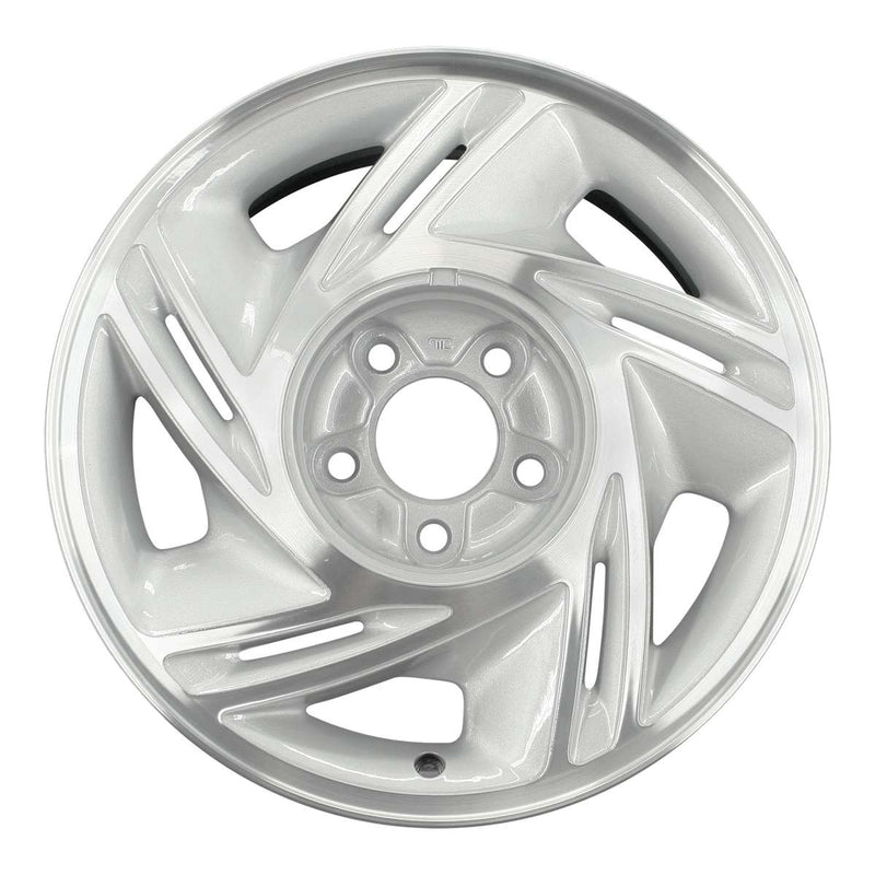 1995 pontiac parisienne wheel 16 machined silver aluminum 5 lug w6503ms 4