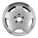 1993 mercedes c280 wheel 17 machined silver aluminum 5 lug w65160ms 1