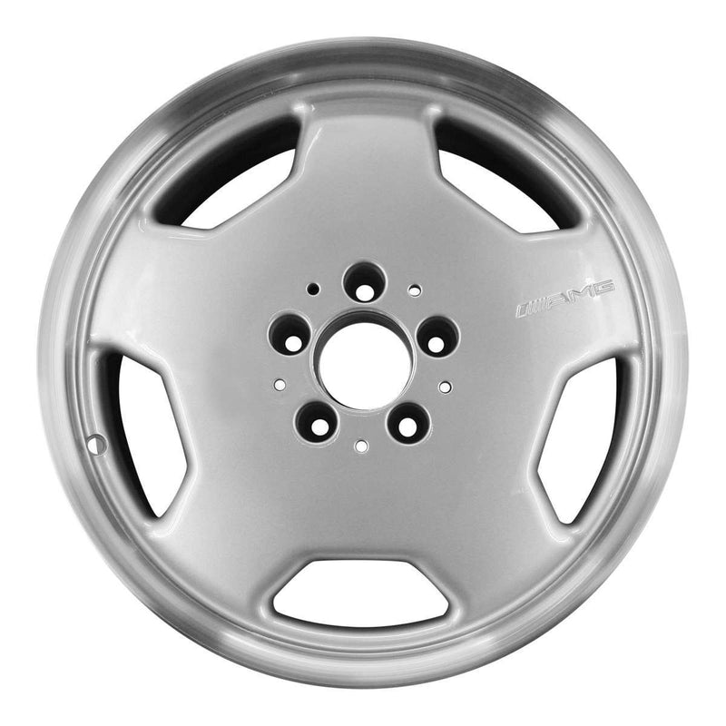 1995 mercedes c36 wheel 17 machined silver aluminum 5 lug w65160ms 3