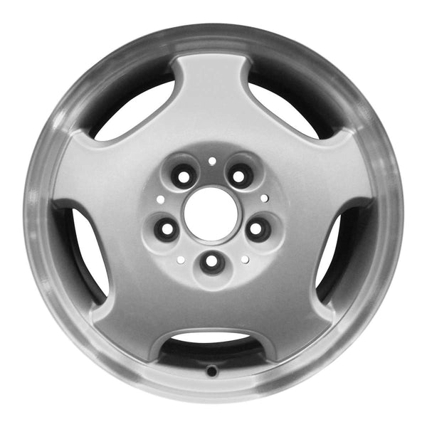 1997 mercedes e300d wheel 16 machined silver aluminum 5 lug w65166ms 4