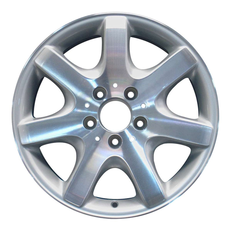 1997 mercedes slk230 wheel 16 machined silver aluminum 5 lug w65174ms 1