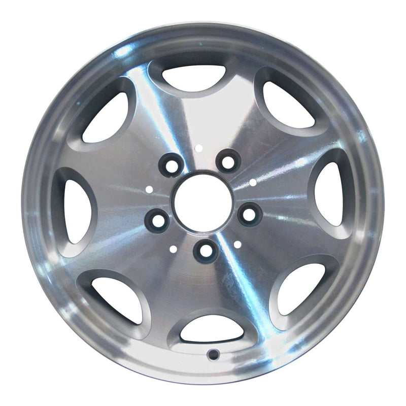 2000 mercedes c280 wheel 15 machined silver aluminum 5 lug w65190ms 3