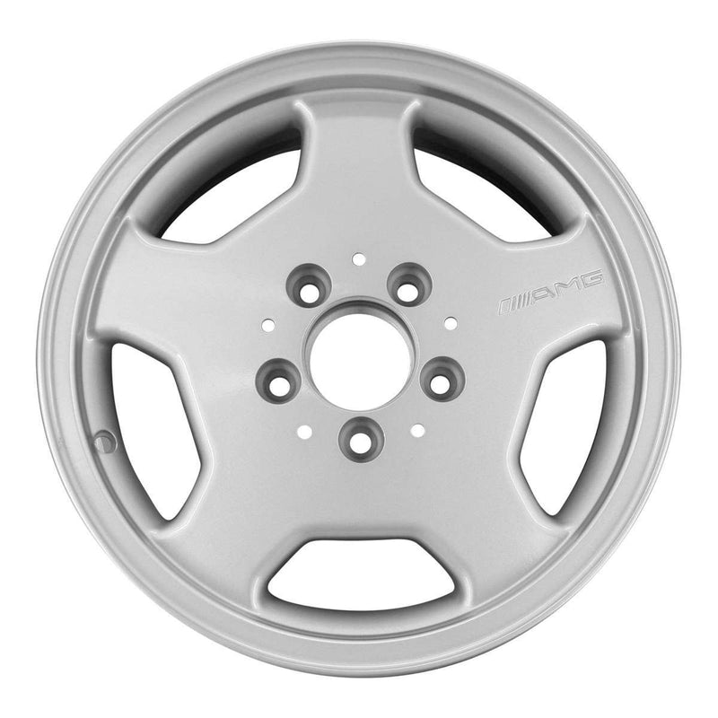 1995 mercedes c280 wheel 15 silver aluminum 5 lug w65202s 1