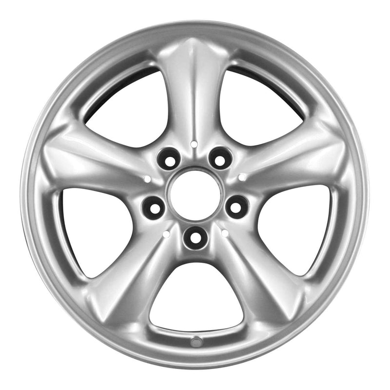 2002 mercedes slk320 wheel 16 silver aluminum 5 lug w65218s 2