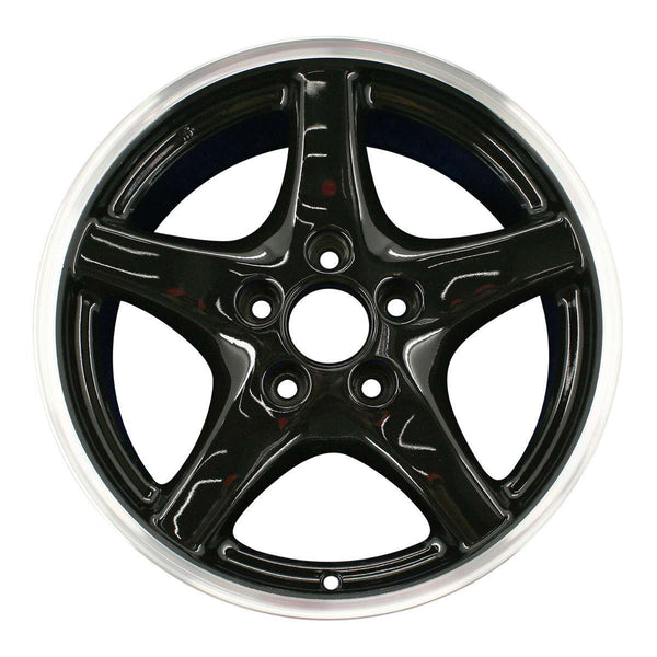 1997 pontiac firebird wheel 17 machined gloss black aluminum 5 lug w6521mb 9