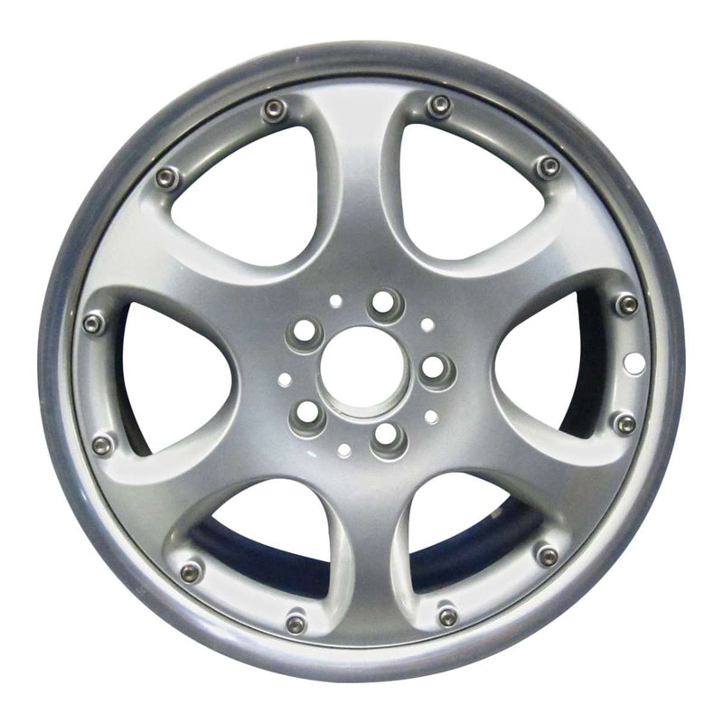 2002 mercedes sl500 wheel 18 machined silver aluminum 5 lug w65234ms 1