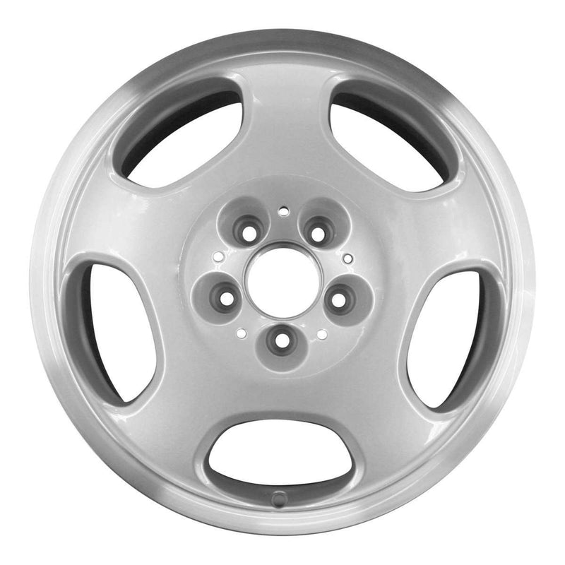 2002 mercedes e430 wheel 17 machined silver aluminum 5 lug w65237ms 3