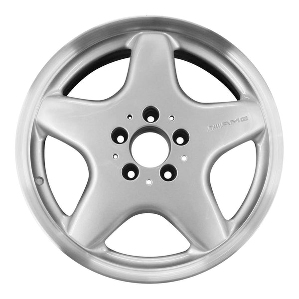 2001 mercedes slk320 wheel 17 machined silver aluminum 5 lug w65241ms 1