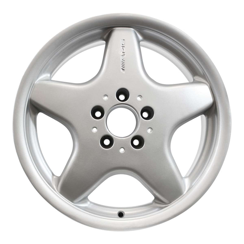 2000 mercedes clk430 wheel 17 silver aluminum 5 lug w65241s 4