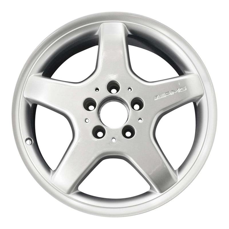 2004 mercedes slk230 wheel 17 machined silver aluminum 5 lug w65270ms 6