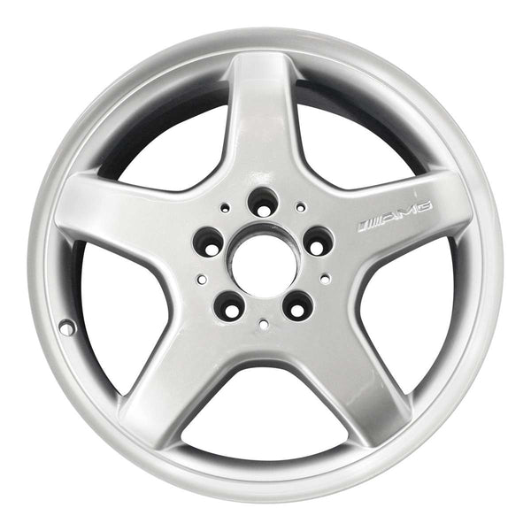 2003 mercedes slk320 wheel 17 machined silver aluminum 5 lug w65272ms 2