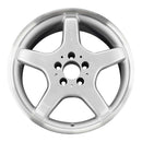 2004 mercedes sl55 wheel 18 machined silver aluminum 5 lug w65280ms 3