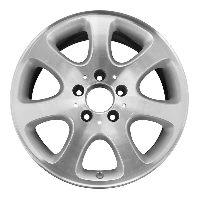 2004 mercedes clk320 wheel 16 machined silver aluminum 5 lug w65286ms 2