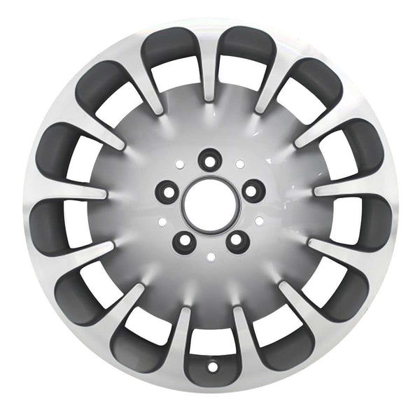 2004 mercedes e320 wheel 17 machined silver aluminum 5 lug w65301ms 3