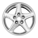 2002 pontiac grand wheel 16 silver aluminum 5 lug w6533s 4