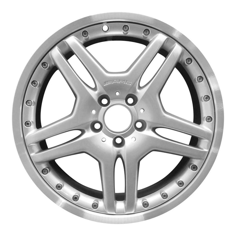 2007 mercedes cls63 wheel 19 machined silver aluminum 5 lug w65340ms 5