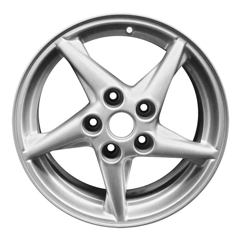 2002 pontiac grand wheel 16 silver aluminum 5 lug w6535s 4