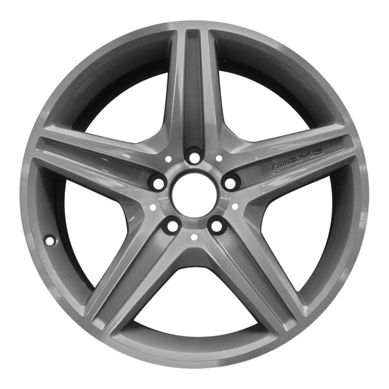 2007 mercedes e63 wheel 18 machined charcoal aluminum 5 lug w65435mc 1