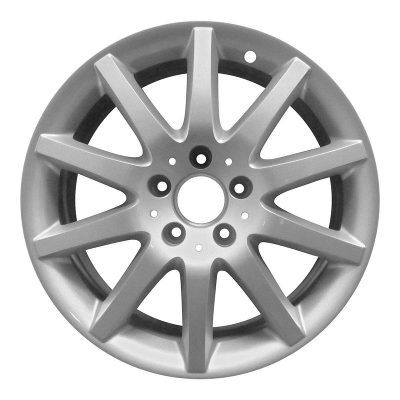 2007 mercedes clk350 wheel 17 silver aluminum 5 lug w65441s 1