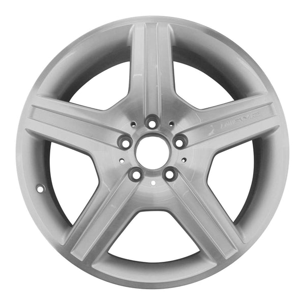 2009 mercedes s550 wheel 19 machined silver aluminum 5 lug w85021ms 2