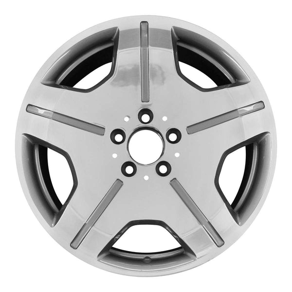 2008 mercedes cl600 wheel 18 polished charcoal aluminum 5 lug w65505pc 3