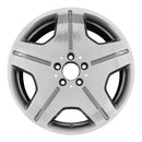 2009 mercedes s600 wheel 18 polished charcoal aluminum 5 lug w65505pc 6