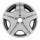 2009 mercedes s600 wheel 18 polished charcoal aluminum 5 lug w65506pc 6