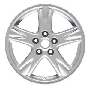 2002 pontiac bonneville wheel 17 silver aluminum 5 lug w6550s 1