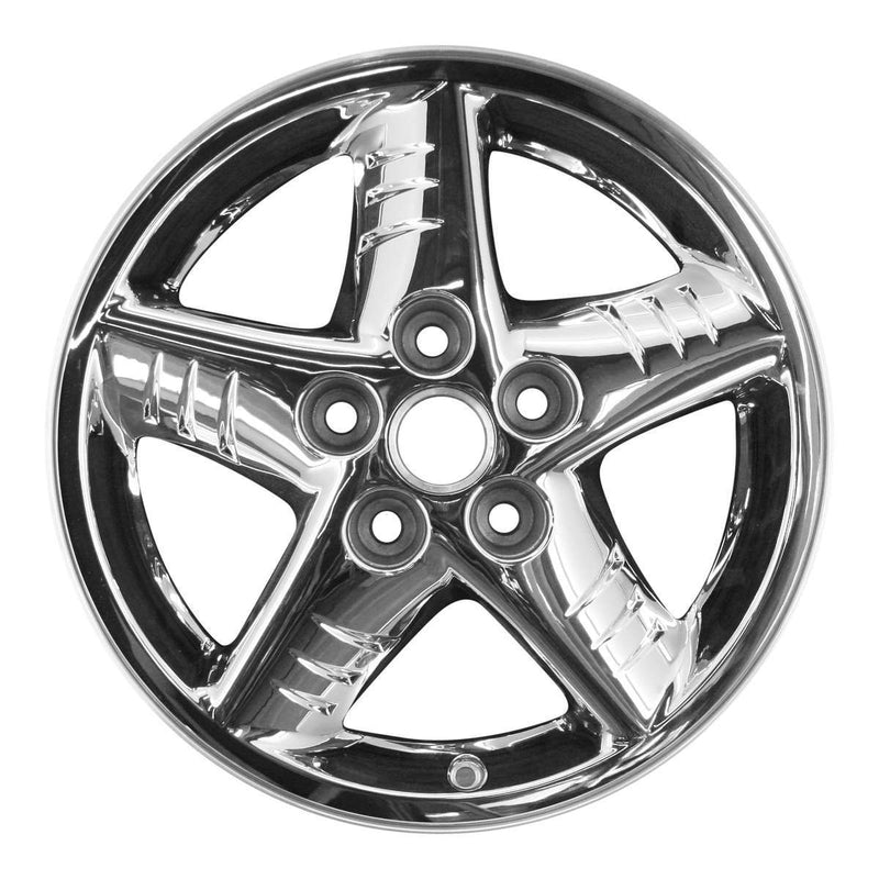 2003 pontiac grand wheel 16 chrome aluminum 5 lug w6552chr 5