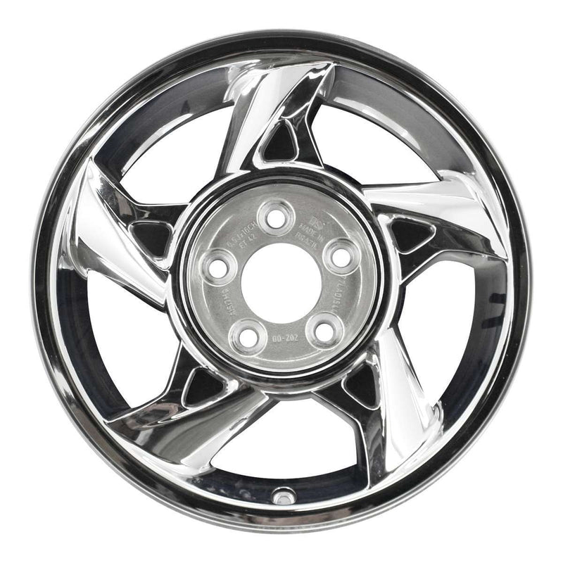 2002 pontiac grand wheel 16 chrome aluminum 5 lug w6557chr 1