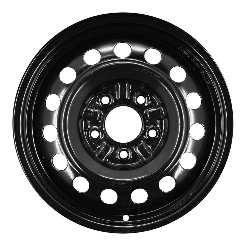 1994 mitsubishi diamante wheel 15 black steel 5 lug w65694b 4