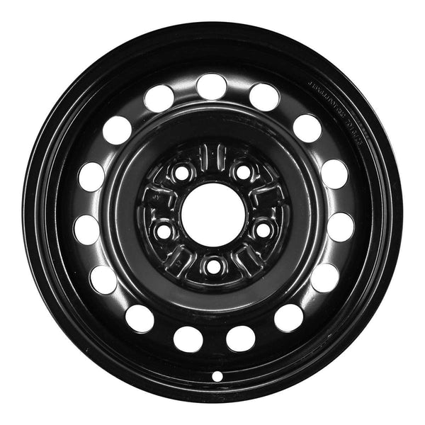 1997 mitsubishi diamante wheel 15 black steel 5 lug w65694b 7