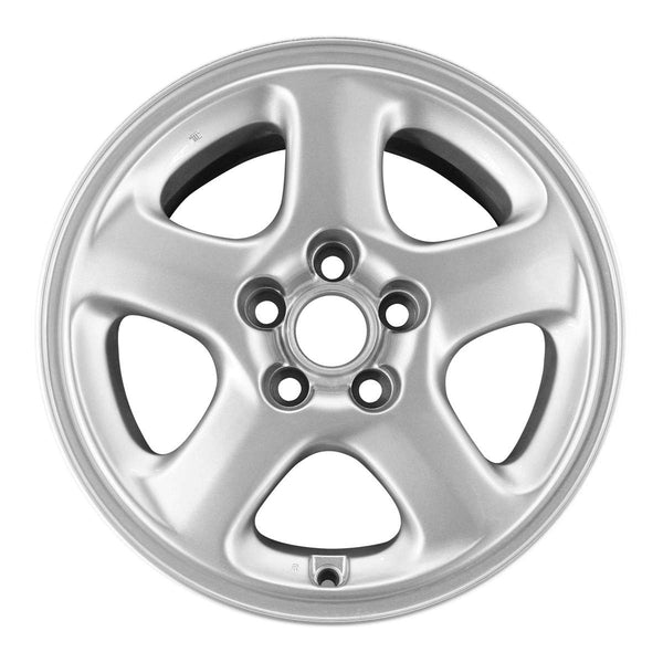 1993 mitsubishi 3000gt wheel 17 silver aluminum 5 lug w65700sl 6