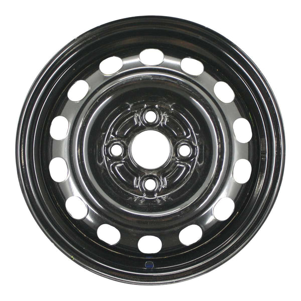 2004 mitsubishi lancer wheel 14 black steel 4 lug w65727b 7