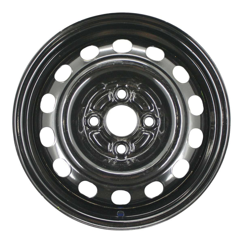 1998 mitsubishi mirage wheel 14 black steel 4 lug w65727b 19