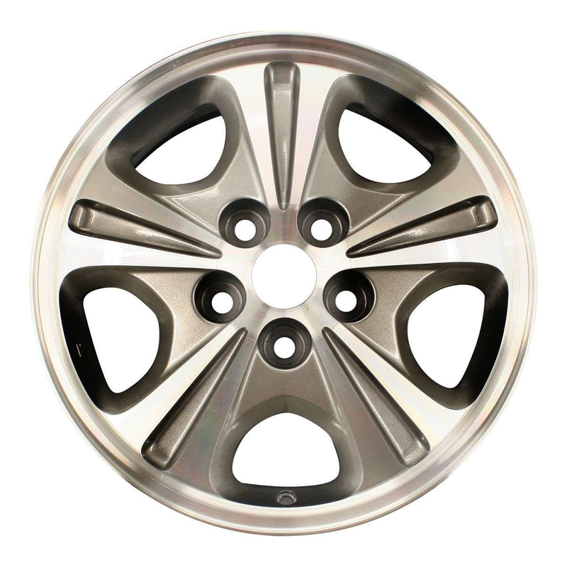 2001 mitsubishi galant wheel 16 machined charcoal aluminum 5 lug w65768mc 3