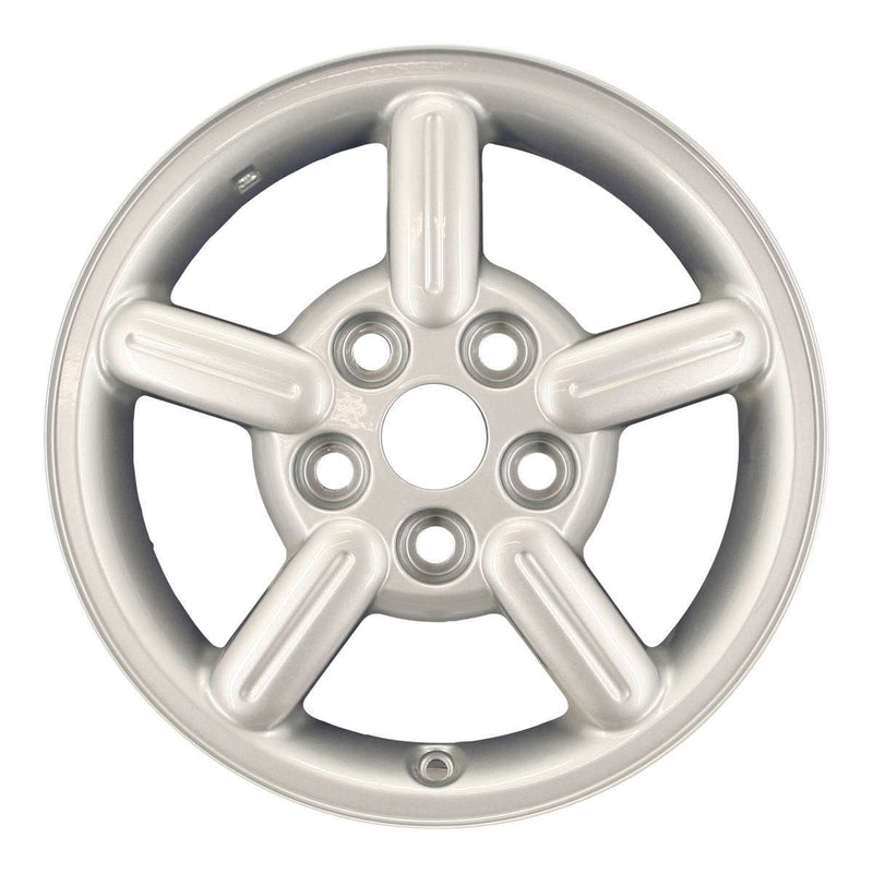 2000 mitsubishi eclipse wheel 15 silver aluminum 5 lug w65770s 1